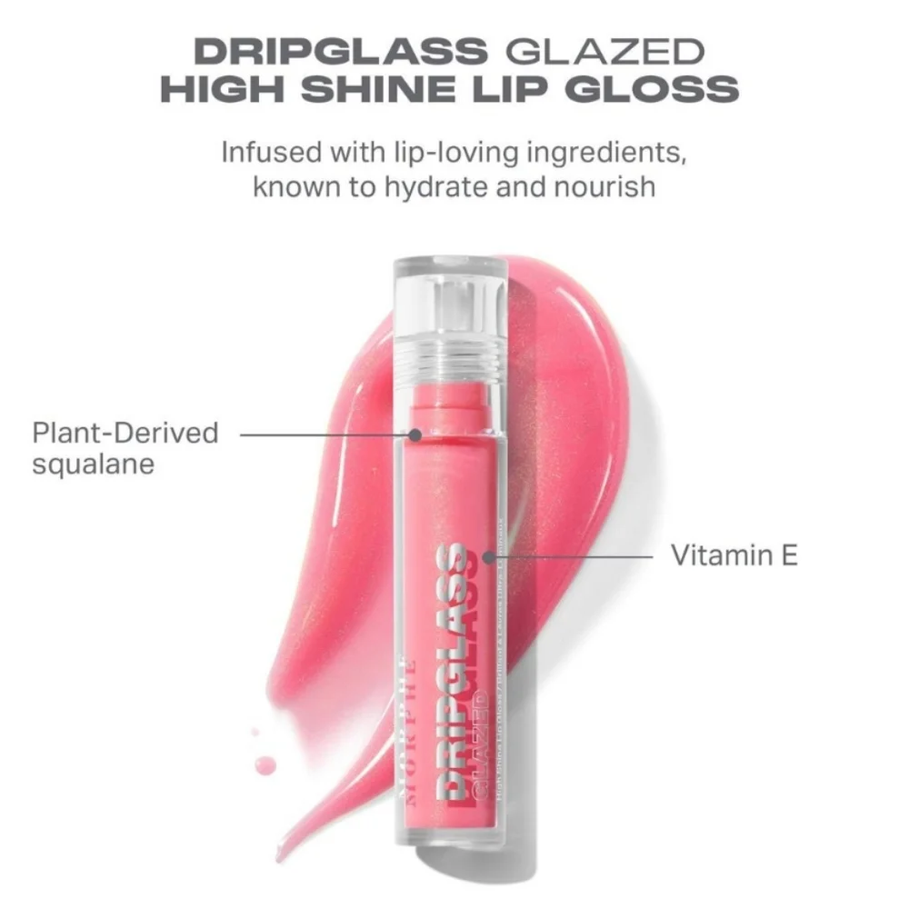 Morphe Drip Glass Lip Gloss - Pink Mirror